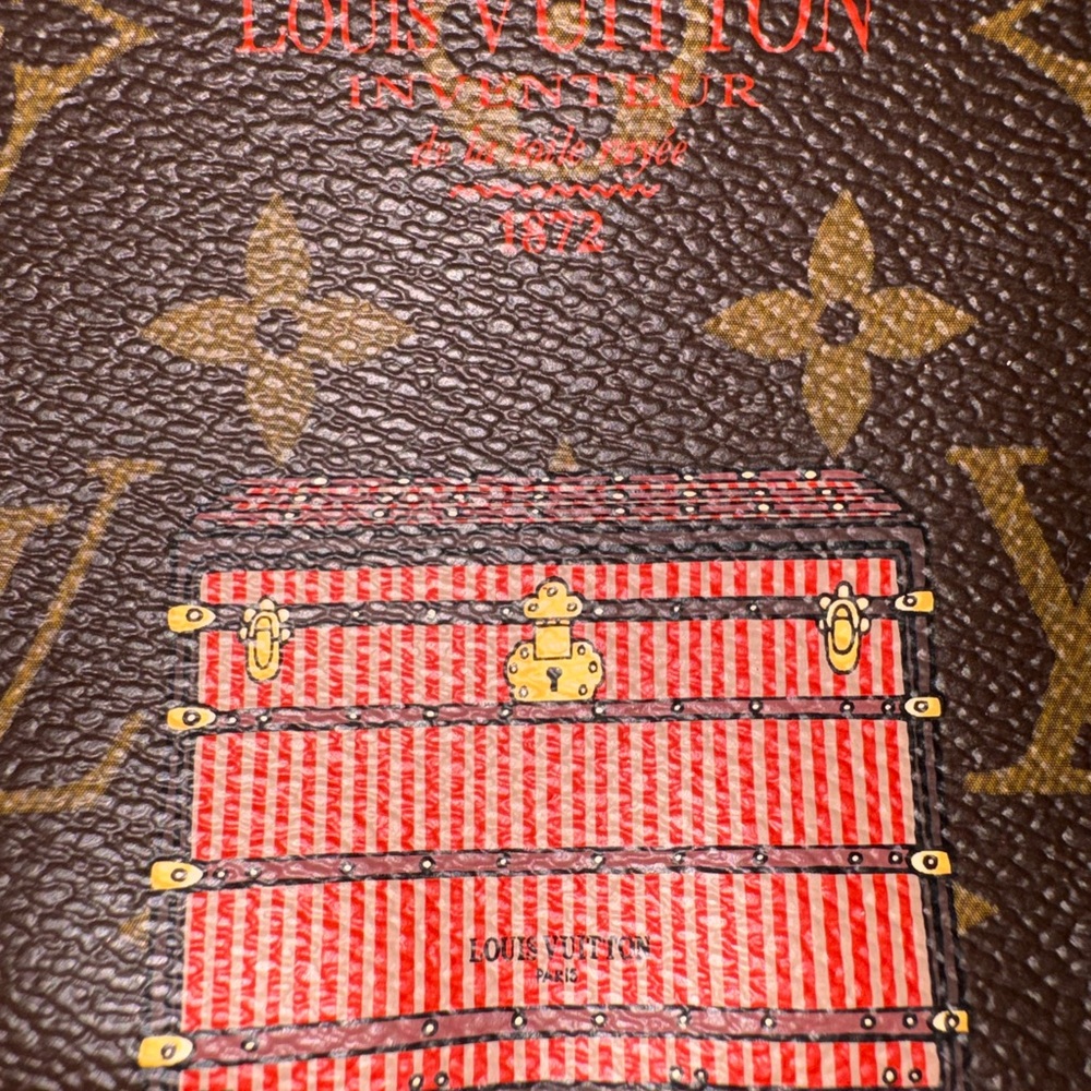 Louis Vuitton Brown and Gold Mini Bag - Picture 7 of 8